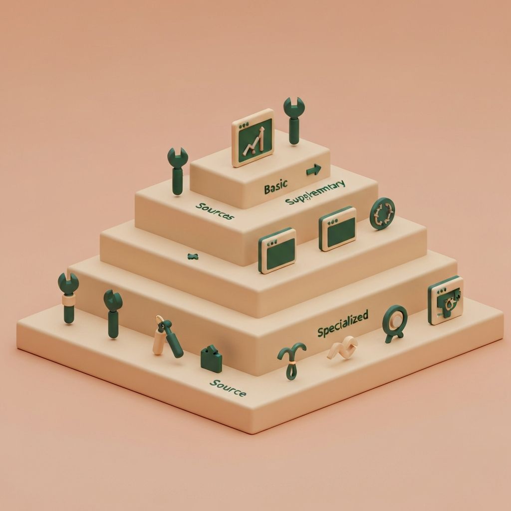 Typische Kombinationen von Quellengruppen